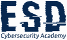 Logo ESD effet tele